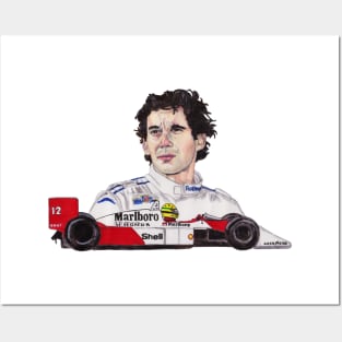 Ayrton Senna Posters and Art